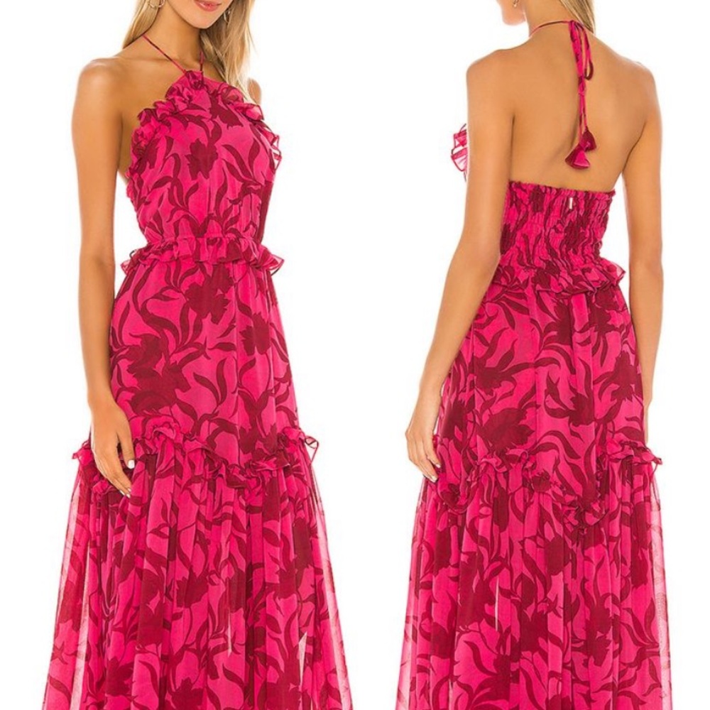 Misa Los Angeles, pink/red floral